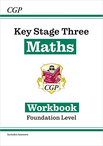 New KS3 Maths Workbook – Foundation (includes answers) (CGP KS3 Workbooks) von Coordination Group Publications Ltd (CGP)